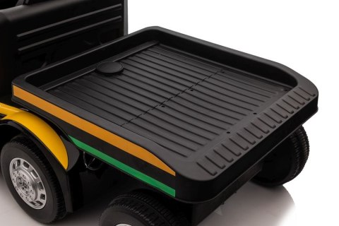 LEAN CARS Auto Na Akumulator Mercedes + Naczepa XMX622B Zółty LCD