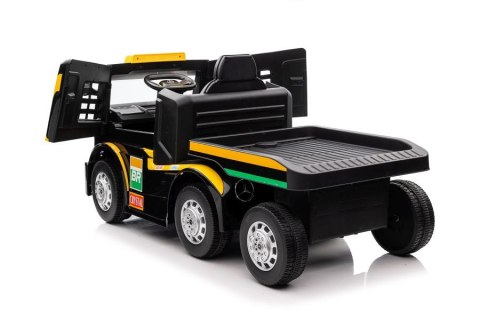 LEAN CARS Auto Na Akumulator Mercedes + Naczepa XMX622B Zółty LCD