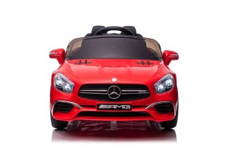 LEAN CARS Auto Na Akumulator Mercedes SL65 S Czerwony Lakierowany LCD