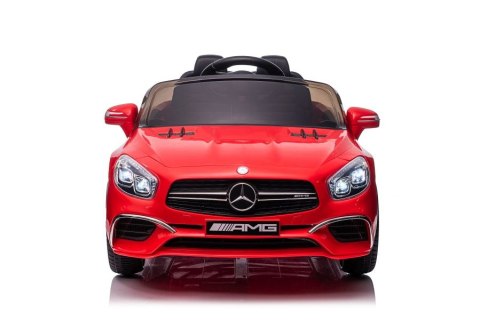 LEAN CARS Auto Na Akumulator Mercedes SL65 S Czerwony Lakierowany LCD