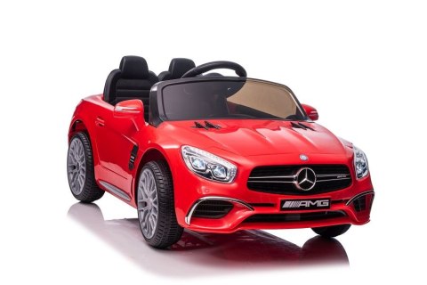 LEAN CARS Auto Na Akumulator Mercedes SL65 S Czerwony Lakierowany LCD