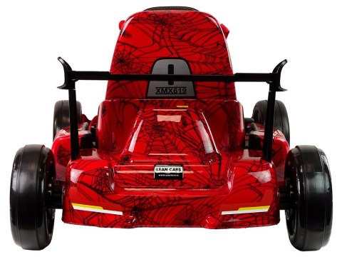 LEAN CARS Gokart Na Akumulator XMX619 Czerwony Lakierowany Spider