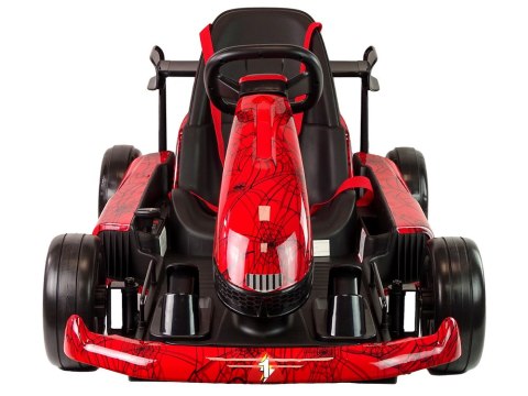 LEAN CARS Gokart Na Akumulator XMX619 Czerwony Lakierowany Spider