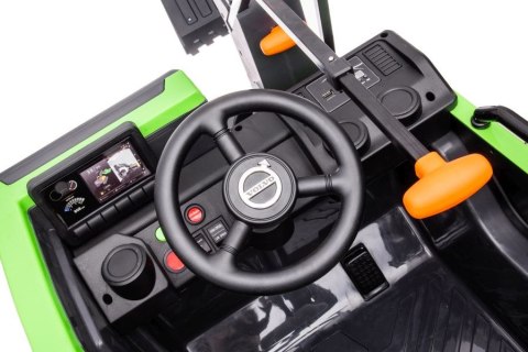 LEAN CARS Koparka Na Akumulator Volvo DK-VE888 Zielona