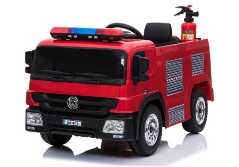 LEAN CARS Pojazd Na Akumulator Wóz Strażacki Czerwony SX1818