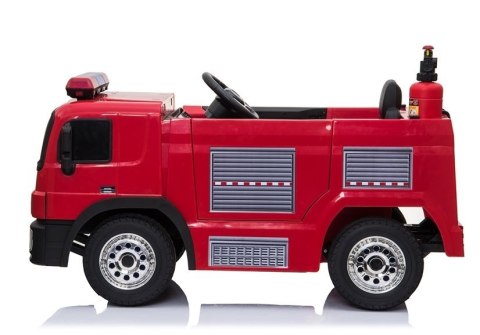 LEAN CARS Pojazd Na Akumulator Wóz Strażacki Czerwony SX1818