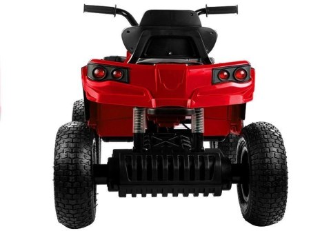 LEAN CARS Quad na Akumulator BDM0906 Pompowane Koła Czerwony