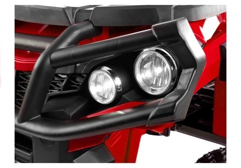 LEAN CARS Quad na Akumulator BDM0906 Pompowane Koła Czerwony