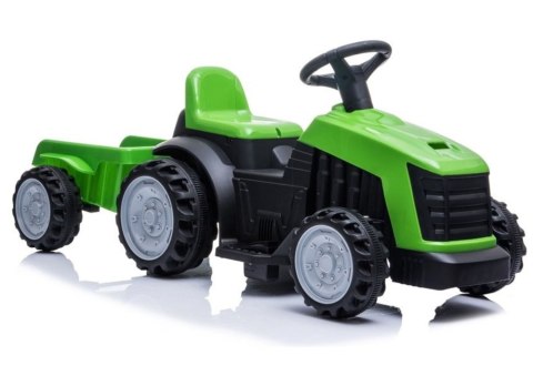 LEAN CARS Traktor z Przyczepą na Akumulator TR1908T Zielony