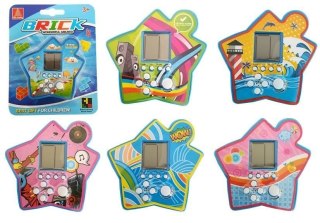 LEAN TOYS Gra Elektroniczna Kieszonkowa Brick Niebieska