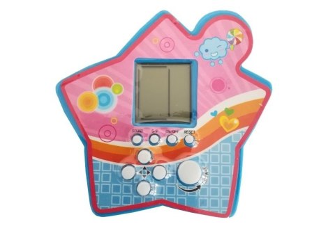 LEAN TOYS Gra Elektroniczna Kieszonkowa Brick Niebieska