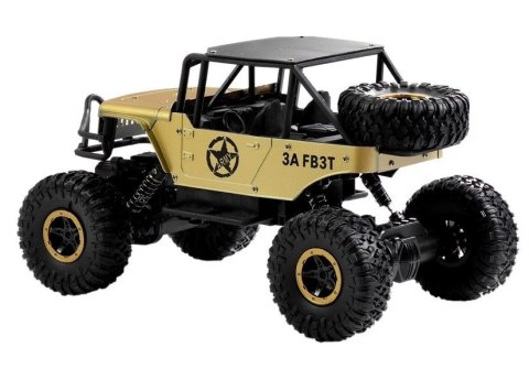 LEAN Toys Auto Zdalnie Sterowane Jeep R/C 1:18 Złoty