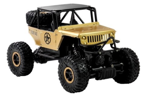 LEAN Toys Auto Zdalnie Sterowane Jeep R/C 1:18 Złoty