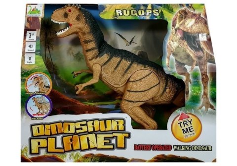 LEAN Toys Dinozaur Tyranozaur Porusza się Ryczy Świeci