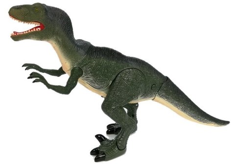 LEAN Toys Dinozaur Velociraptor Porusza się Ryczy Świeci