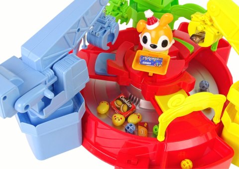 LEAN Toys Gra Łapacz Słodyczy Obrotowy Dźwięk