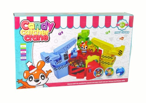 LEAN Toys Gra Łapacz Słodyczy Obrotowy Dźwięk