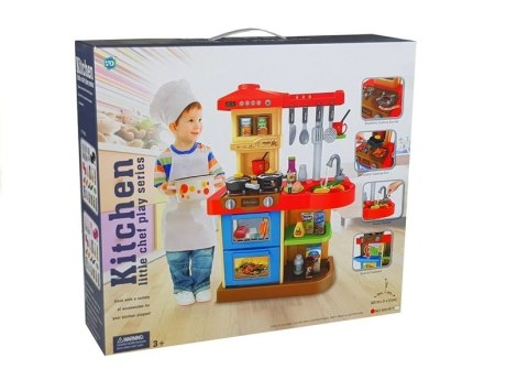 LEAN Toys Kuchnia Dla Malucha z dźwiękami i światełkami Kran