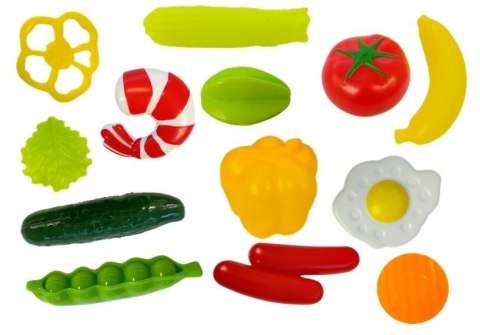 LEAN Toys Kuchnia Dziecięca Para Światła Dźwięki Talerze Akcesoria Różowa 65 el.