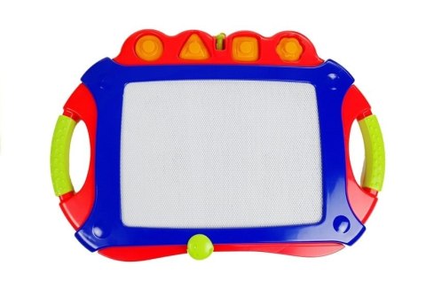 LEAN Toys Tablica Magnetyczna Znikopis Granatowy Stempelki Pieczątki
