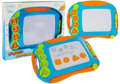 LEAN Toys Tablica Znikopis z Pieczątkami Na Magnes