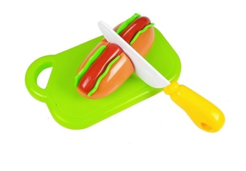 LEAN Toys Zestaw Do Krojenia Hot Dog Ryba na Rzepy w Skrzyni