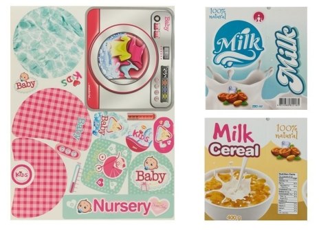 LEAN Toys Zestaw Do Opieki Niemowlaka Stolik Akcesoria Pralka