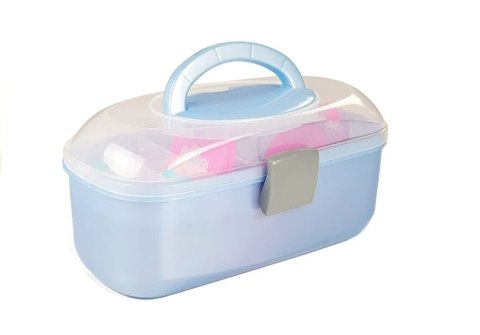 LEAN Toys Zestaw Piękności w Walizce Wałki Klapki Koraliki