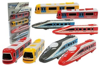 LEAN Toys Zestaw Wagonów Pendolino Różne rodzaje