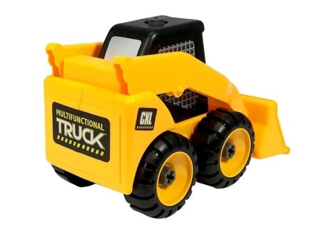 LEAN Toys Zestaw autek Dźwig Wywrotka Koparka do Rozkręcania