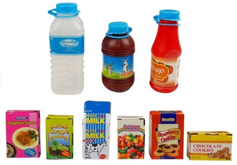 LEAN Toys Zestaw sklepowy kasa wózek