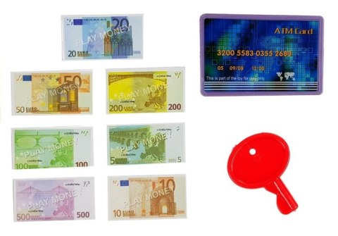 LEAN Toys Zestaw sklepowy kasa wózek