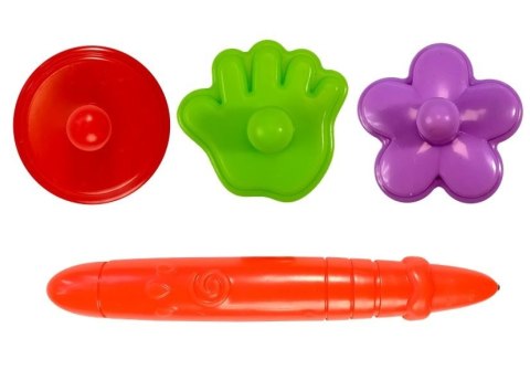 LEAN Toys Znikopis Tablica Magnetyczna Do Rysowania 3 Stempelki Rysik