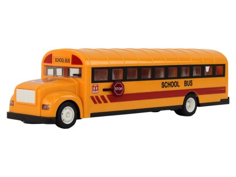 LEAN Toys Żółty Autobus Szkolny Zdalnie Sterowany R/C Otwierane Drzwi