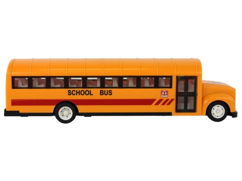 LEAN Toys Żółty Autobus Szkolny Zdalnie Sterowany R/C Otwierane Drzwi