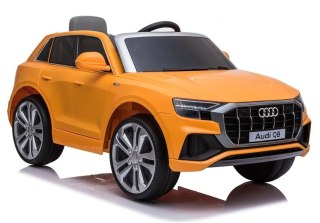 LEAN CARS Auto na Akumulator Audi Q8 JJ2066 Żółty Lakierowany