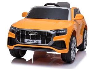 LEAN CARS Auto na Akumulator Audi Q8 JJ2066 Żółty Lakierowany