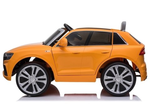 LEAN CARS Auto na Akumulator Audi Q8 JJ2066 Żółty Lakierowany
