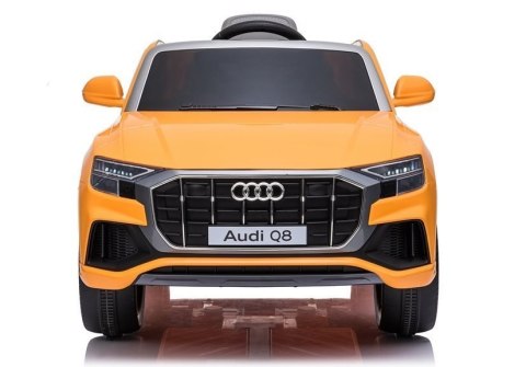 LEAN CARS Auto na Akumulator Audi Q8 JJ2066 Żółty Lakierowany