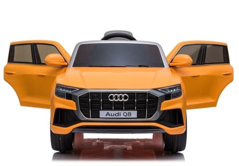 LEAN CARS Auto na Akumulator Audi Q8 JJ2066 Żółty Lakierowany
