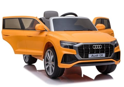 LEAN CARS Auto na Akumulator Audi Q8 JJ2066 Żółty Lakierowany