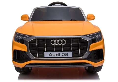 LEAN CARS Auto na Akumulator Audi Q8 JJ2066 Żółty Lakierowany