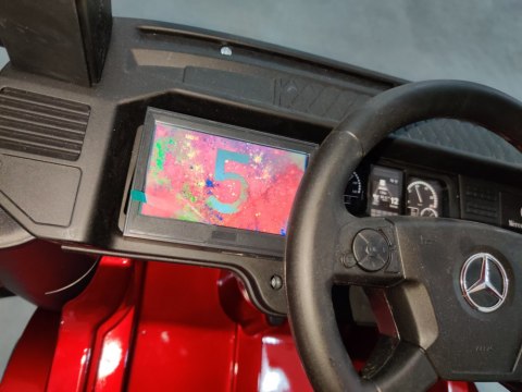 LEAN CARS Auto na Akumulator Mercedes Actros Czarny Lakierowany MP4