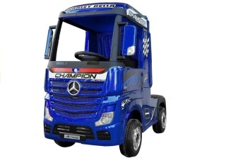 LEAN CARS Auto na Akumulator Mercedes Actros Niebieski Lakierowany MP4