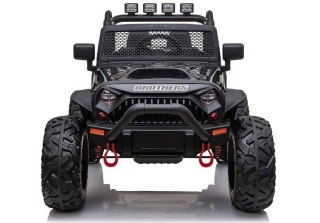 LEAN CARS Auto na akumulator Jeep JC666 Czarny Lakierowany