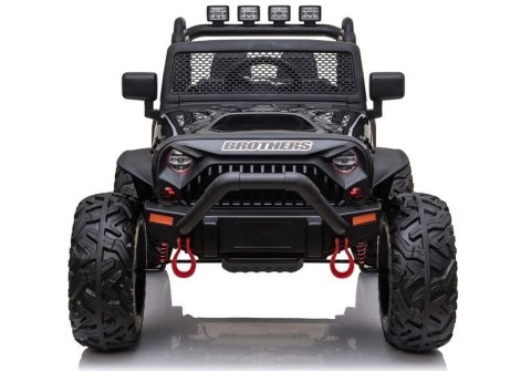 LEAN CARS Auto na akumulator Jeep JC666 Czarny Lakierowany