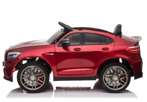 LEAN CARS Auto na akumulator Mercedes GLC 63S QLS-5688 Czerwony Lakier 4x4