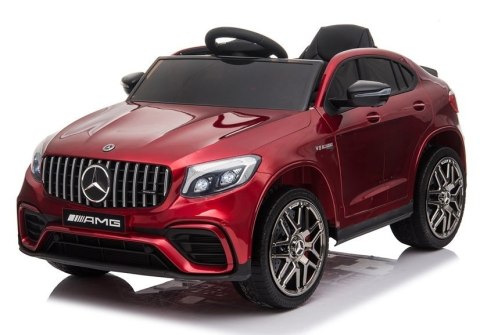 LEAN CARS Auto na akumulator Mercedes GLC 63S QLS-5688 Czerwony Lakier 4x4