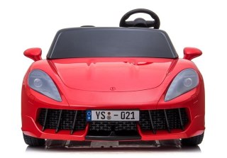 LEAN CARS Auto na akumulator YSA021A Czerwony Lakierowany