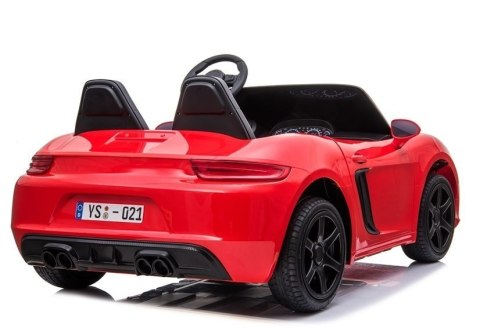 LEAN CARS Auto na akumulator YSA021A Czerwony Lakierowany